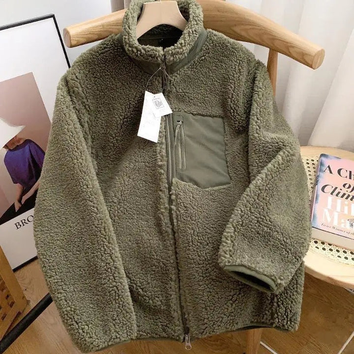 Lara | Teddyjack Winter Jassen Dames Sherpa Fleece Rits