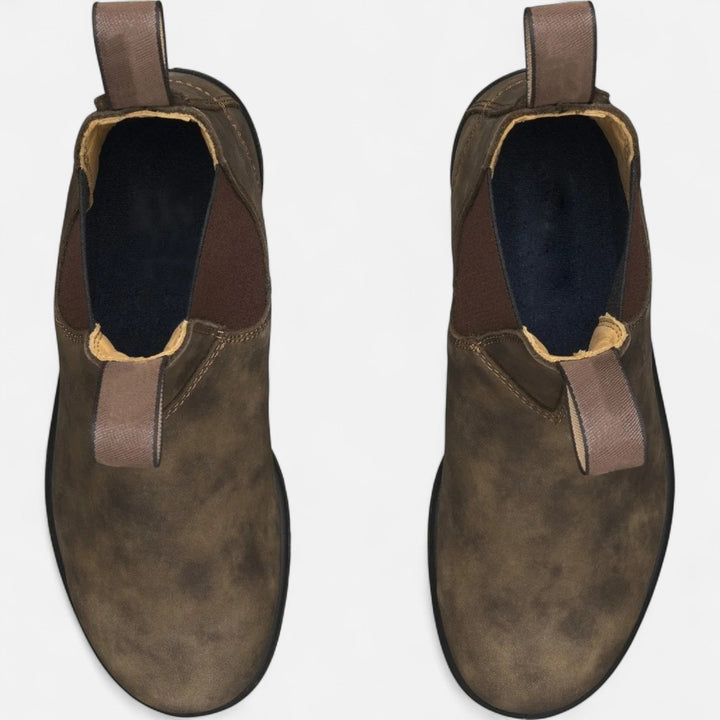 Lars | Chelsea Boots Leer Heren Enkellaarsjes Instap