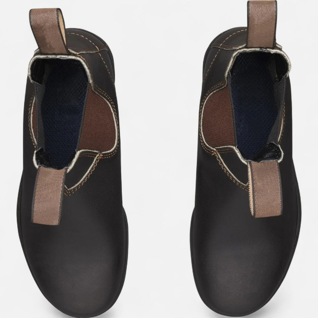 Lars | Chelsea Boots Leer Heren Enkellaarsjes Instap