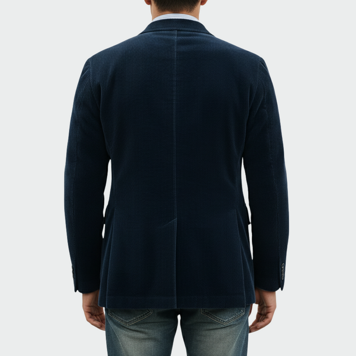 Lars | Colbert Heren Ribfluweel met Gilet Smart-Casual