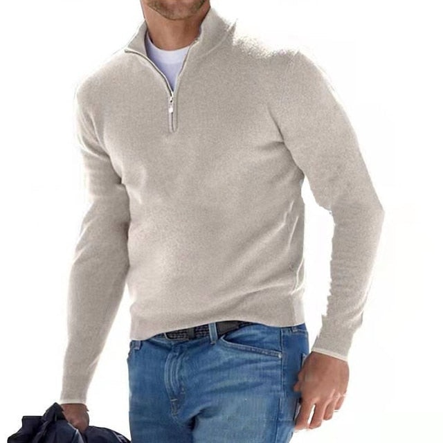 Lars | Quarter Zip Sweater Heren Trui met Rits