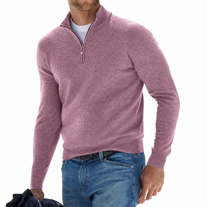 Lars | Quarter Zip Sweater Heren Trui met Rits