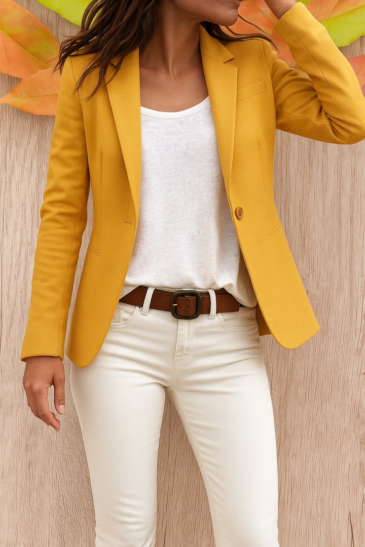 Linda | Colbert Dames Slim Fit Enkelknoop Revers