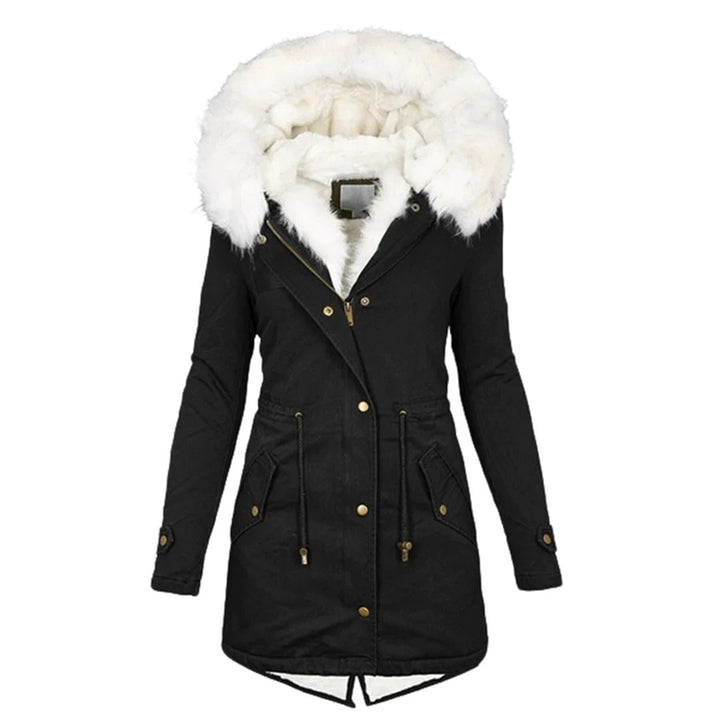 Lotte | Parka Dames Gevoerd met Capuchon Lange Winterjas