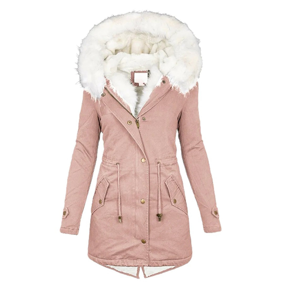 Lotte | Parka Dames Gevoerd met Capuchon Lange Winterjas