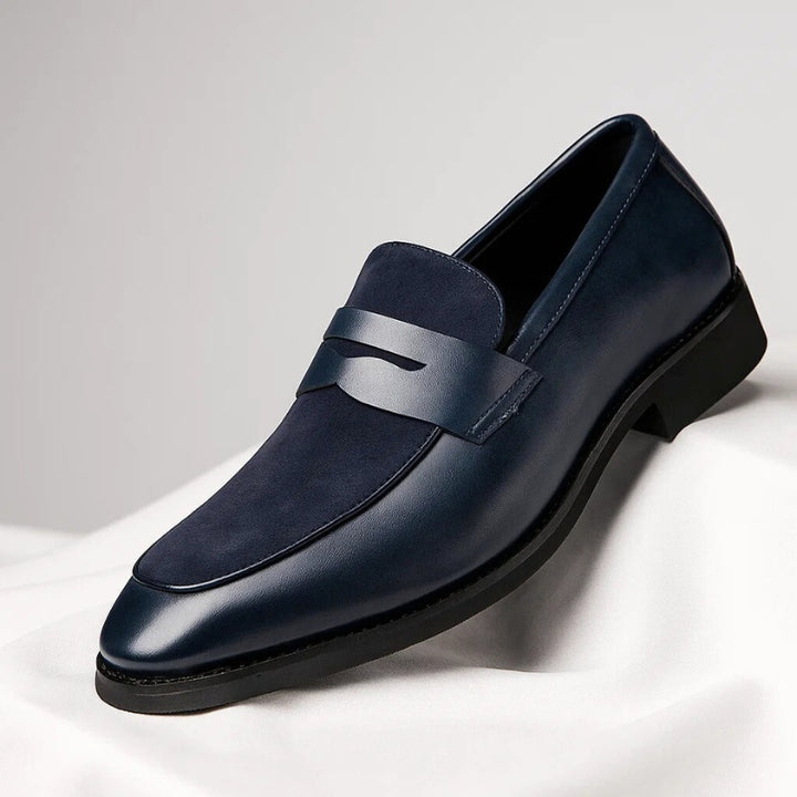Lucas | Penny Loafers Heren Leer Suède