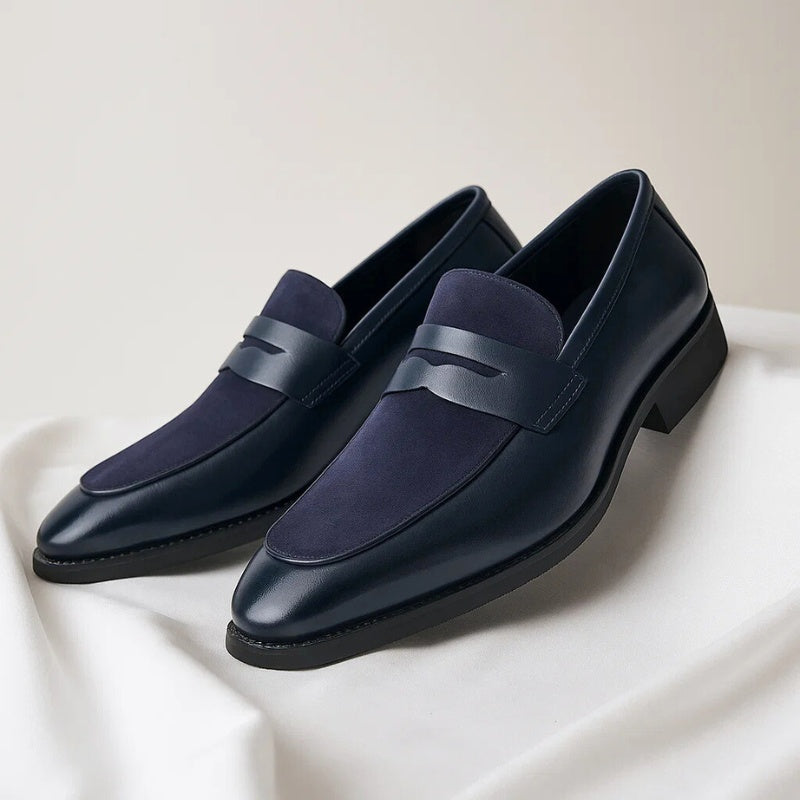 Lucas | Penny Loafers Heren Leer Suède