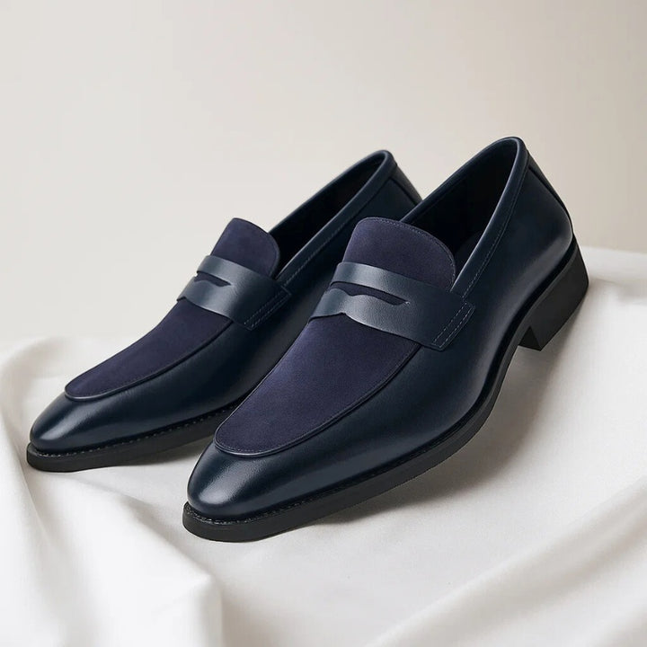 Lucas | Penny Loafers Heren Leer Suède