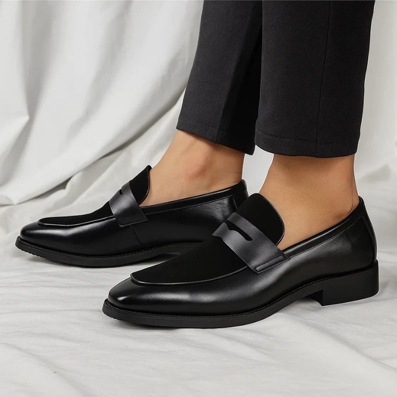 Lucas | Penny Loafers Heren Leer Suède