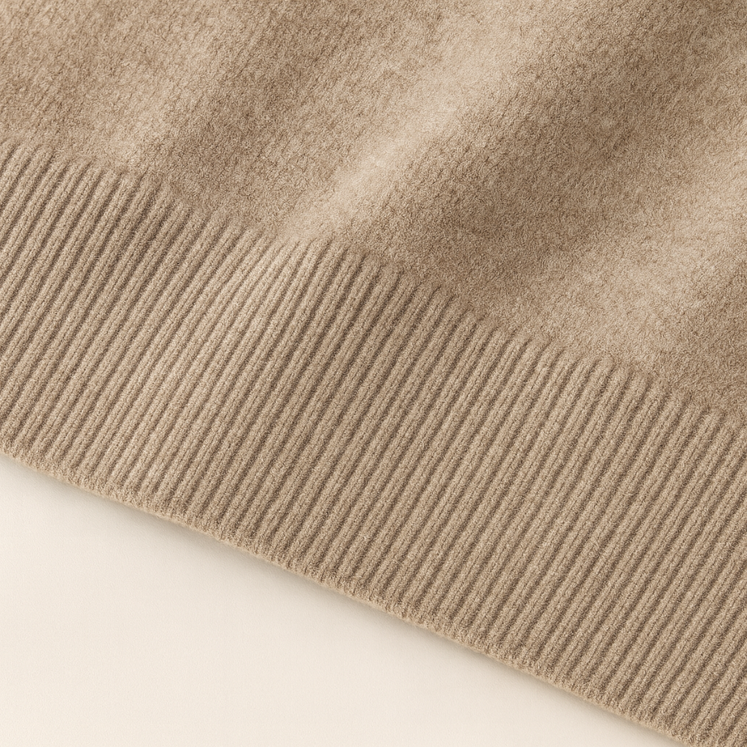 Luuk | Cashmere Trui met V-Hals Heren Gebreid