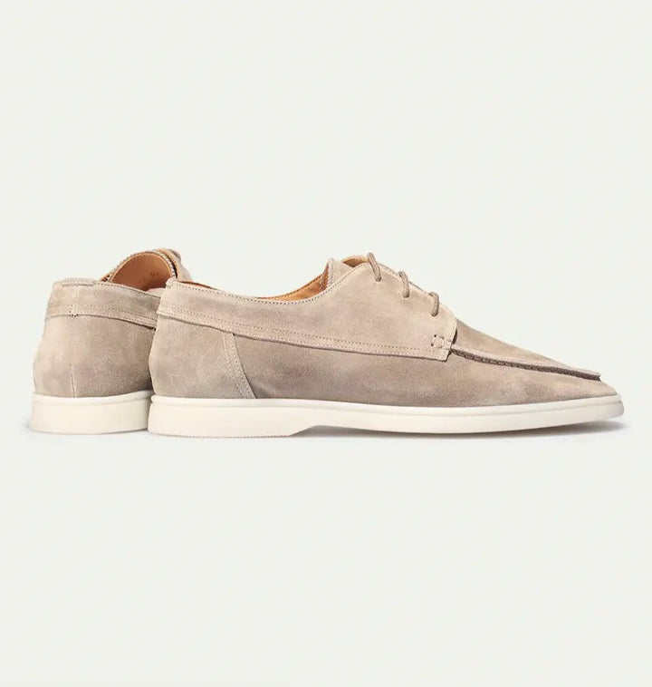 Maarten | Derby Suède Schoenen Heren Vetersluiting