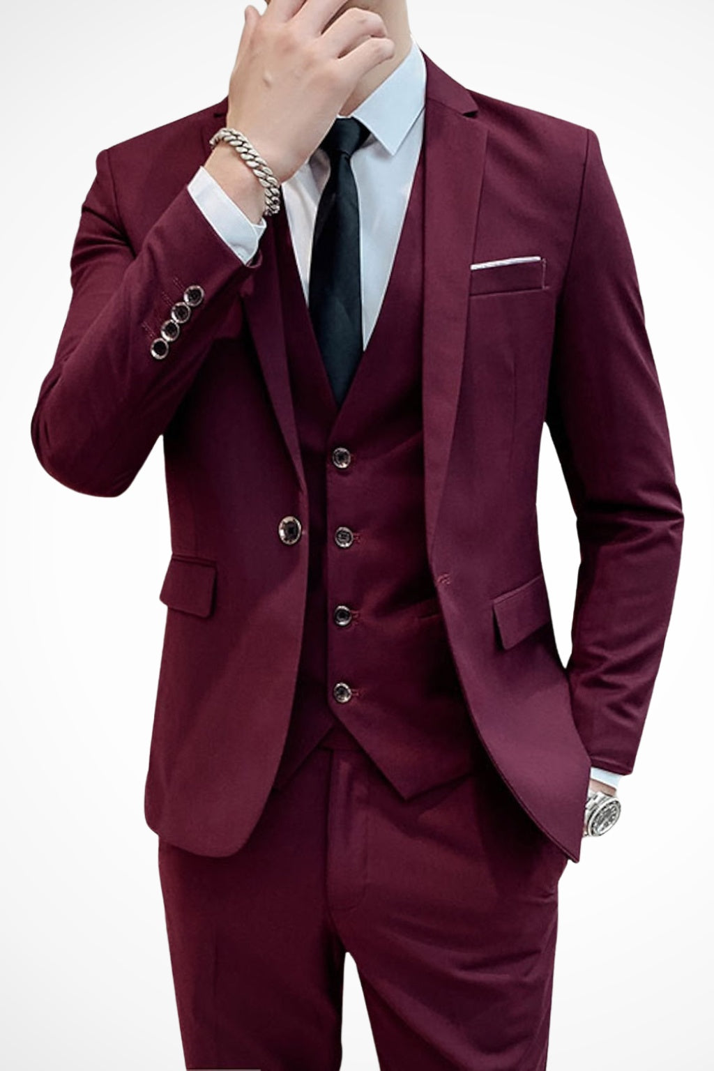 Maarten | Driedelig Heren Pak Slim Fit Colbert Heren Bruiloft