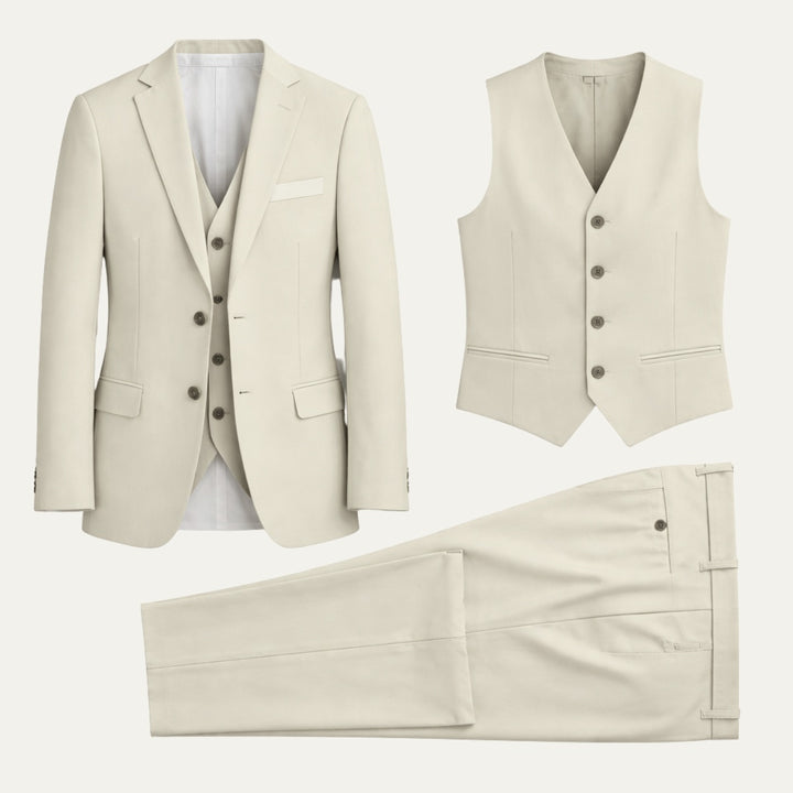 Maarten | Driedelig Pak Heren Slim Fit Bruiloft Set