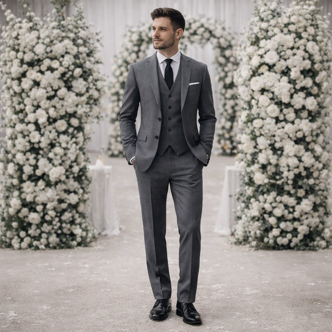 Maarten | Driedelig Pak Heren Slim Fit Bruiloft Set