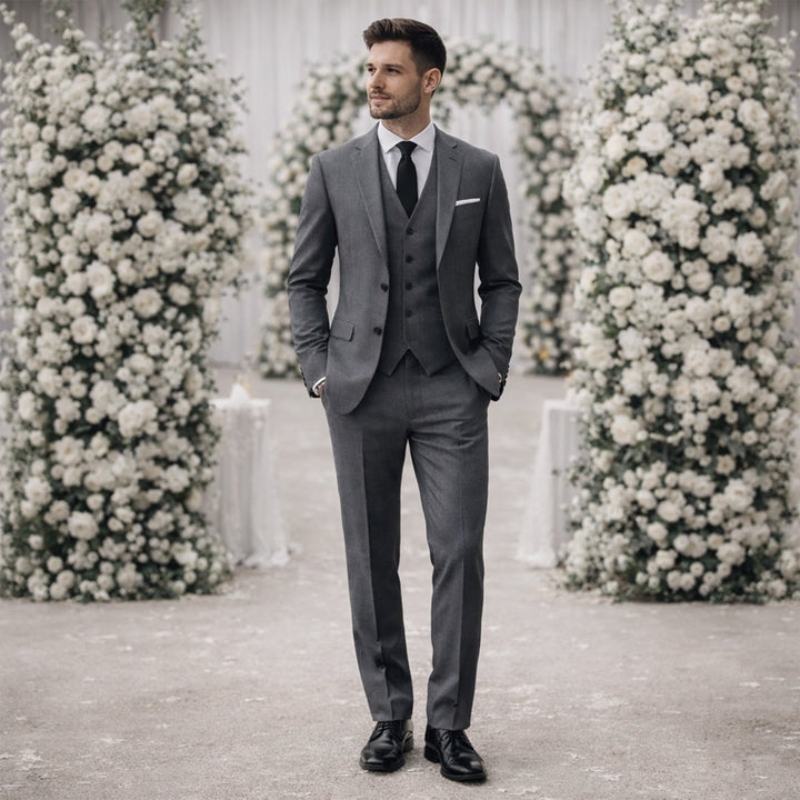 Maarten | Driedelig Pak Heren Slim Fit Bruiloft Set