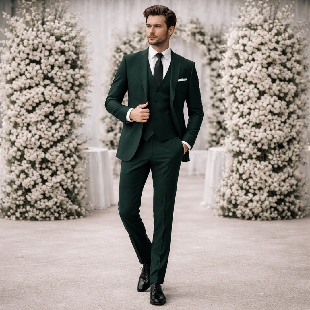 Maarten | Driedelig Pak Heren Slim Fit Bruiloft Set