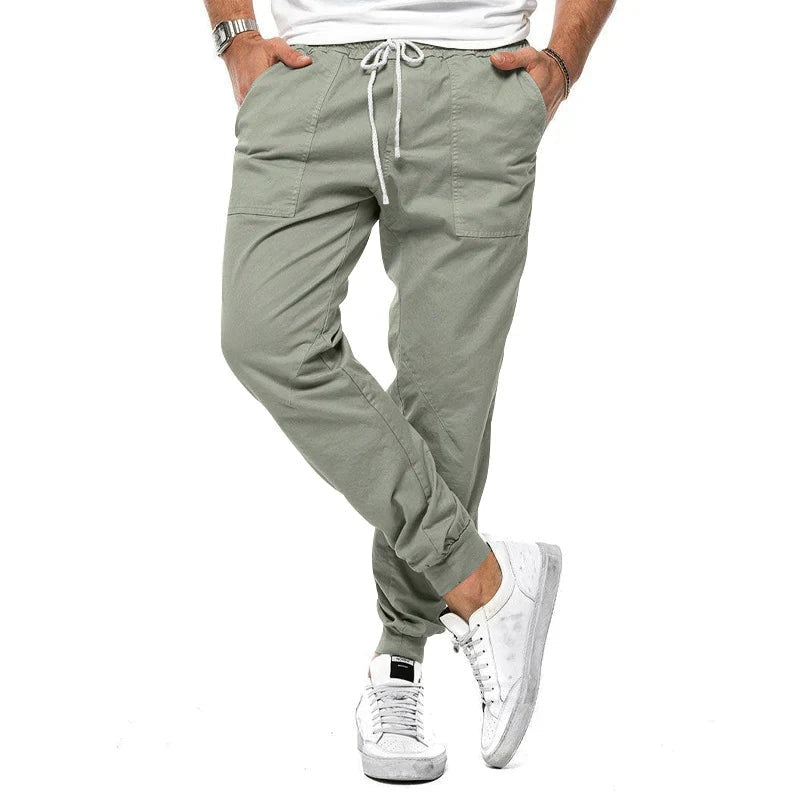 Maarten | Joggingbroek Heren Slim Fit Trekkoord Enkelmanchetten