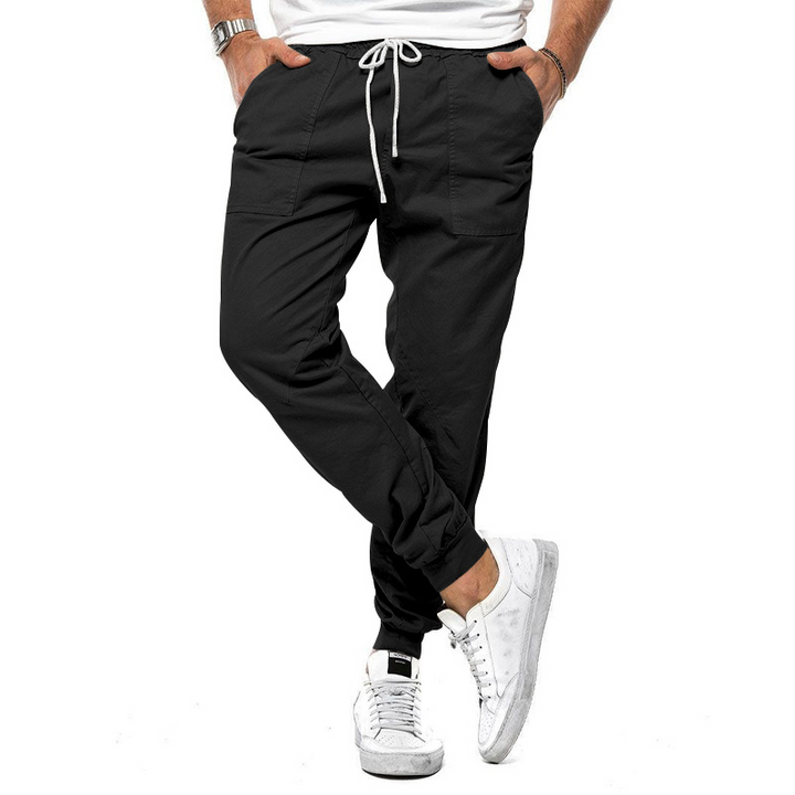 Maarten | Joggingbroek Heren Slim Fit Trekkoord Enkelmanchetten