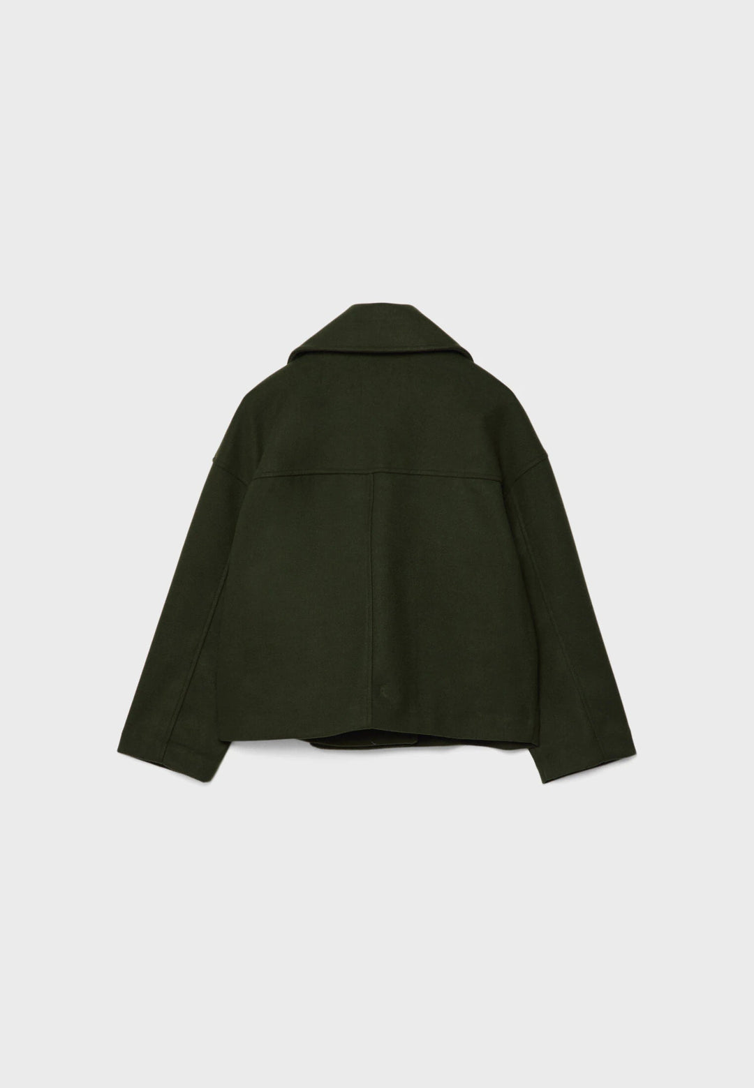 Magnolia | Women's Cropped Wool-Look Peacoat Jacket Double-Breasted