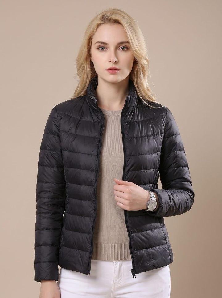Marguerite | Women's Lightweight Quilted Down Jacket with Stand Collar