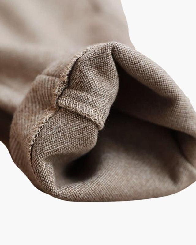 Marit | Dames Broeken Hoge Taille Wide Leg Geplooide Broek