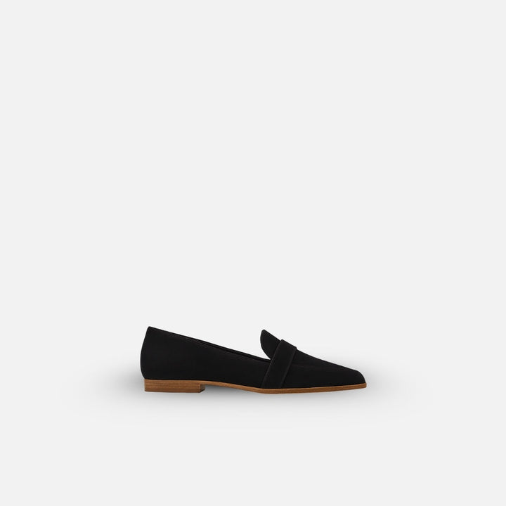 Marleen | Penny Loafers Dames Suède Platte Zool