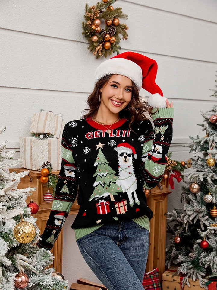 Matilda | Women's Fair Isle Christmas Sweater Alpaca Knit
