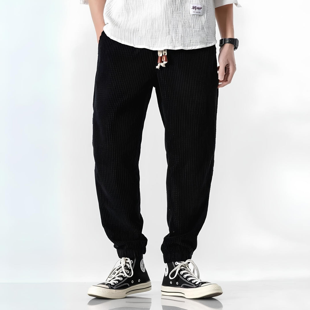 Matthijs | Corduroy Broek Heren Elastische Tailleband Rechte Pasvorm