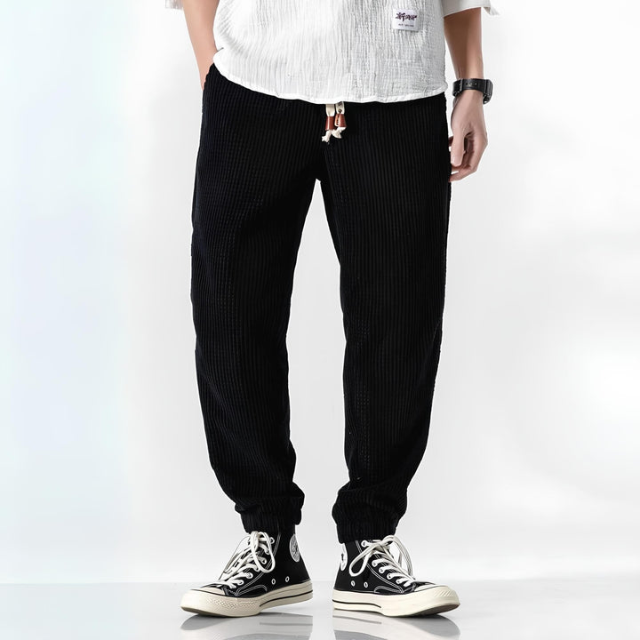 Matthijs | Corduroy Broek Heren Elastische Tailleband Rechte Pasvorm