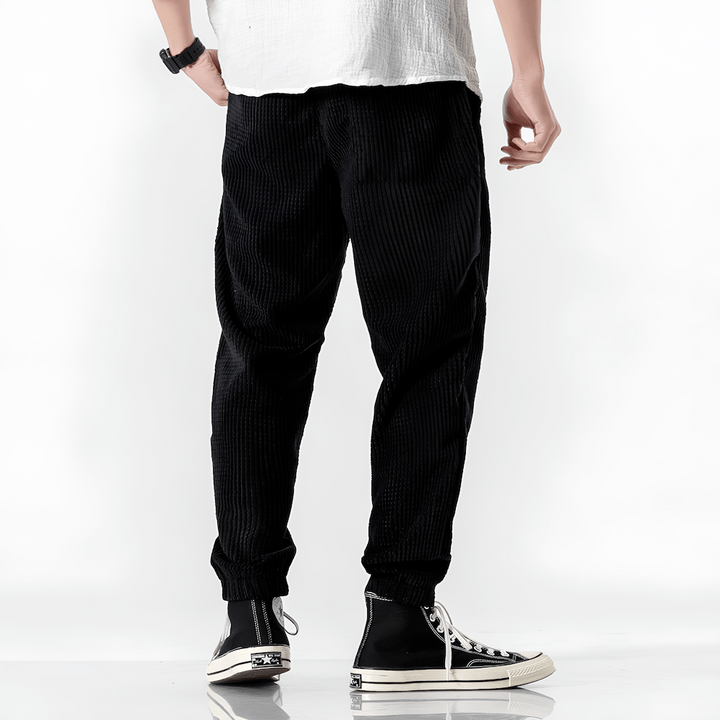 Matthijs | Corduroy Broek Heren Elastische Tailleband Rechte Pasvorm