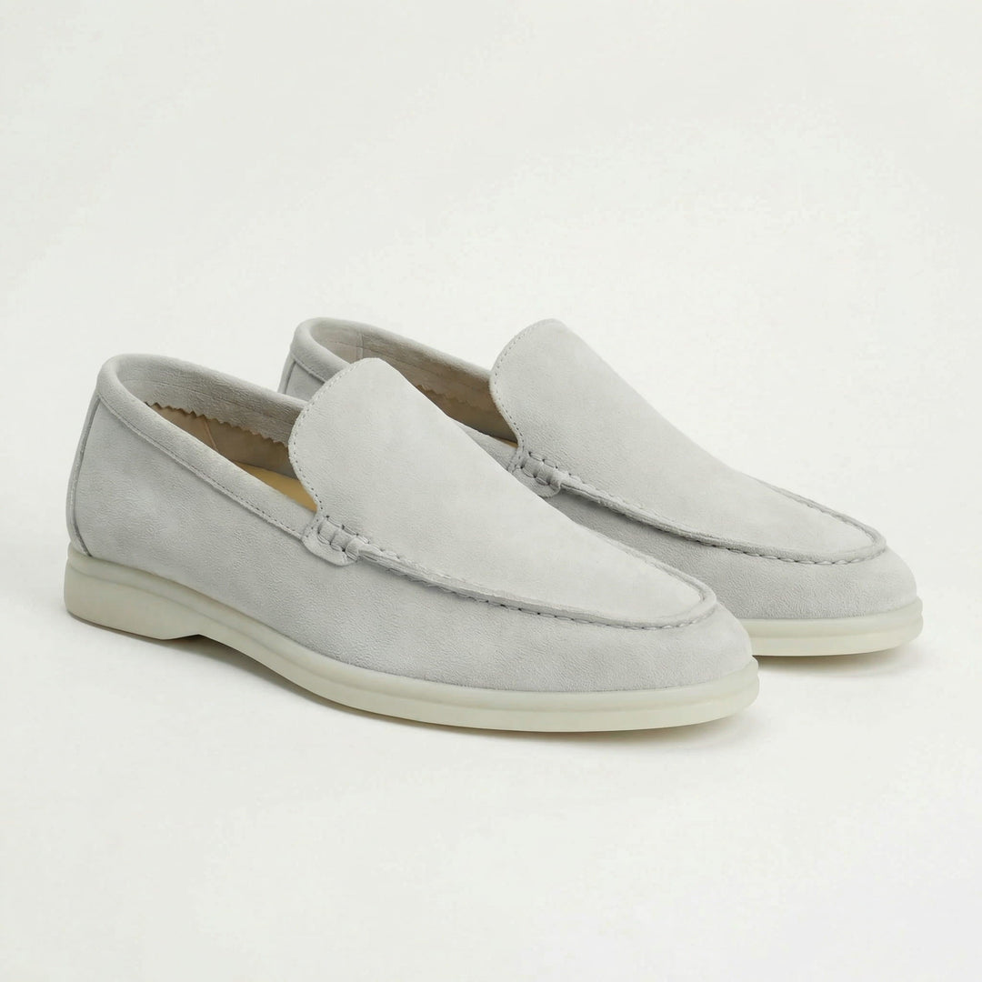 Milan | Penny Loafers Heren Suède Lichte Zool