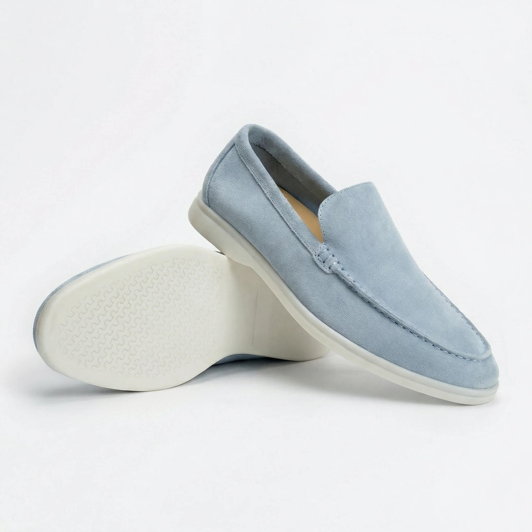 Milan | Penny Loafers Heren Suède Lichte Zool