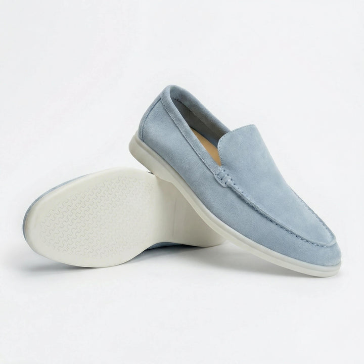 Milan | Penny Loafers Heren Suède Lichte Zool