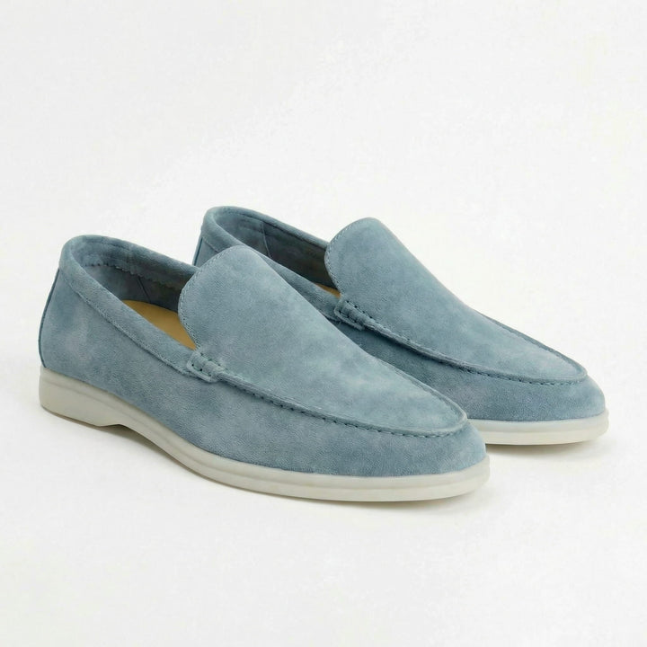 Milan | Penny Loafers Heren Suède Lichte Zool