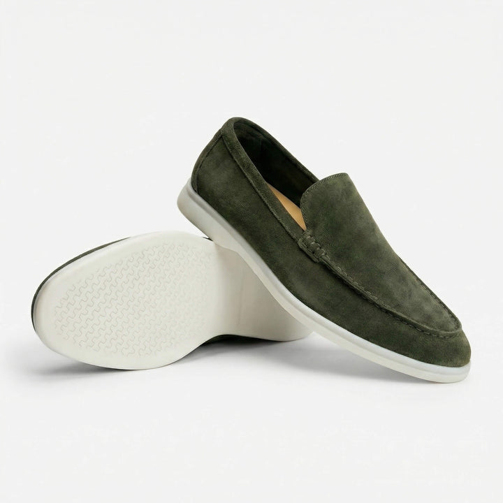 Milan | Penny Loafers Heren Suède Lichte Zool