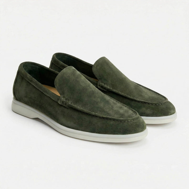 Milan | Penny Loafers Heren Suède Lichte Zool