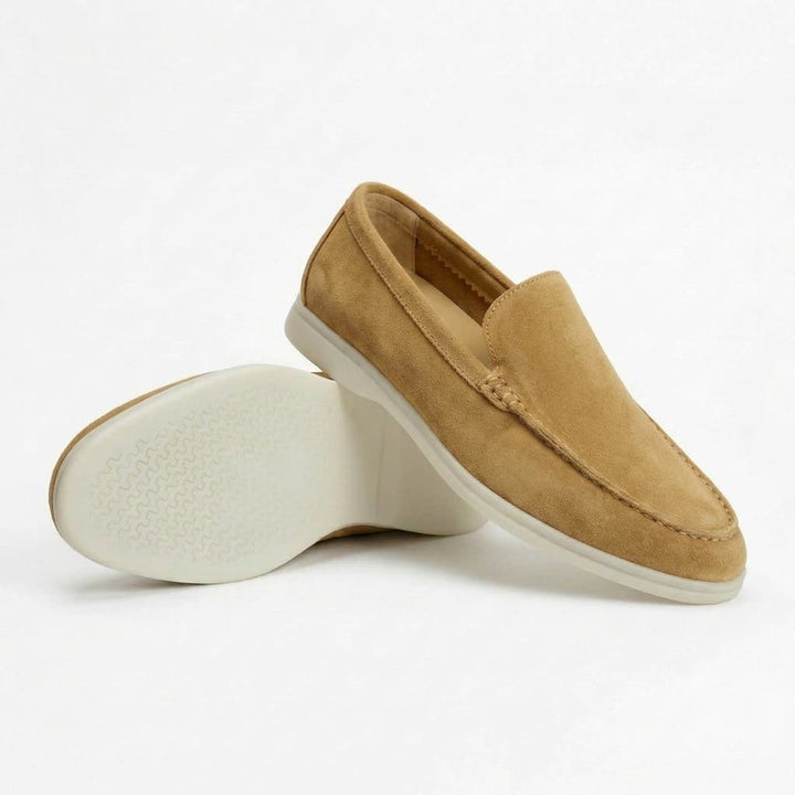 Milan | Penny Loafers Heren Suède Lichte Zool