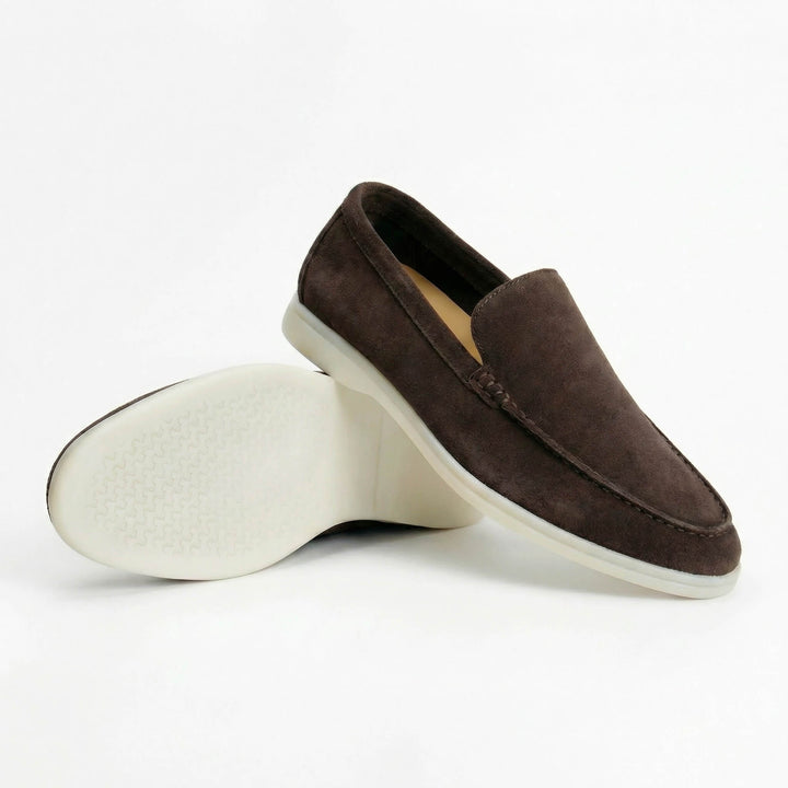 Milan | Penny Loafers Heren Suède Lichte Zool