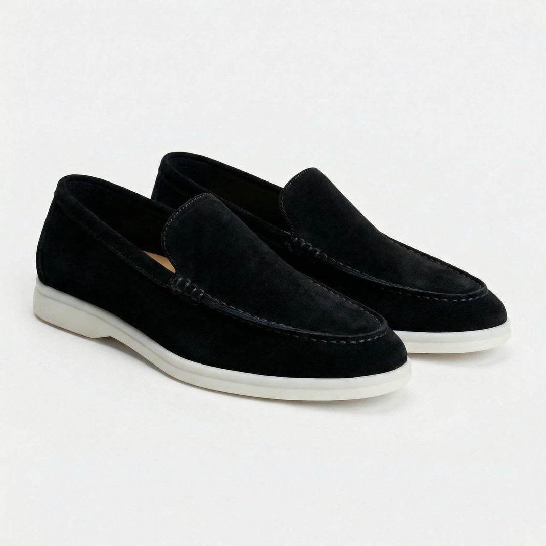 Milan | Penny Loafers Heren Suède Lichte Zool