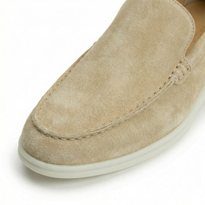 Milan | Penny Loafers Heren Suède Lichte Zool
