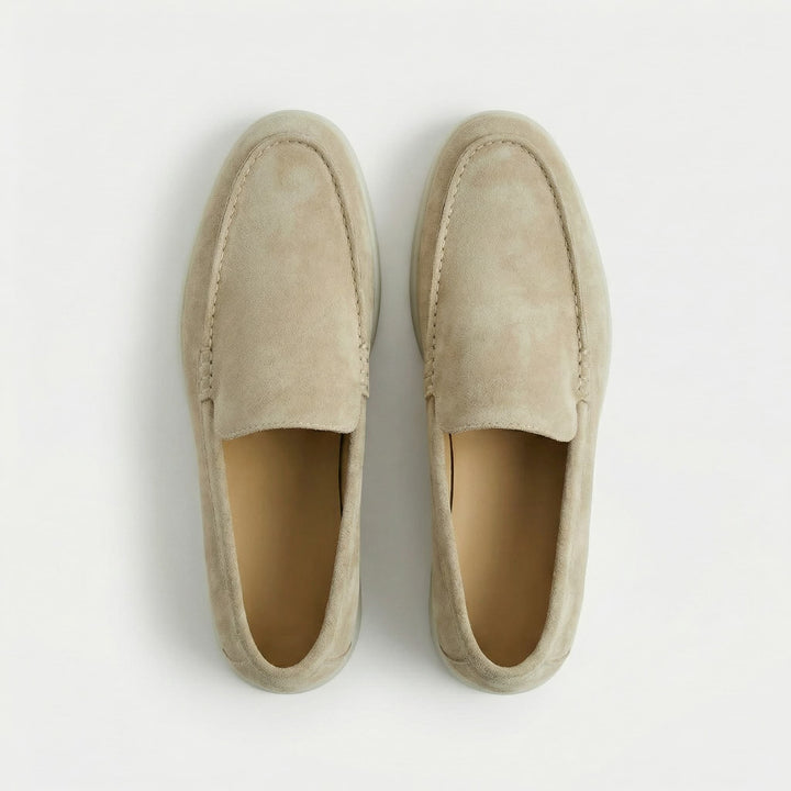 Milan | Penny Loafers Heren Suède Lichte Zool