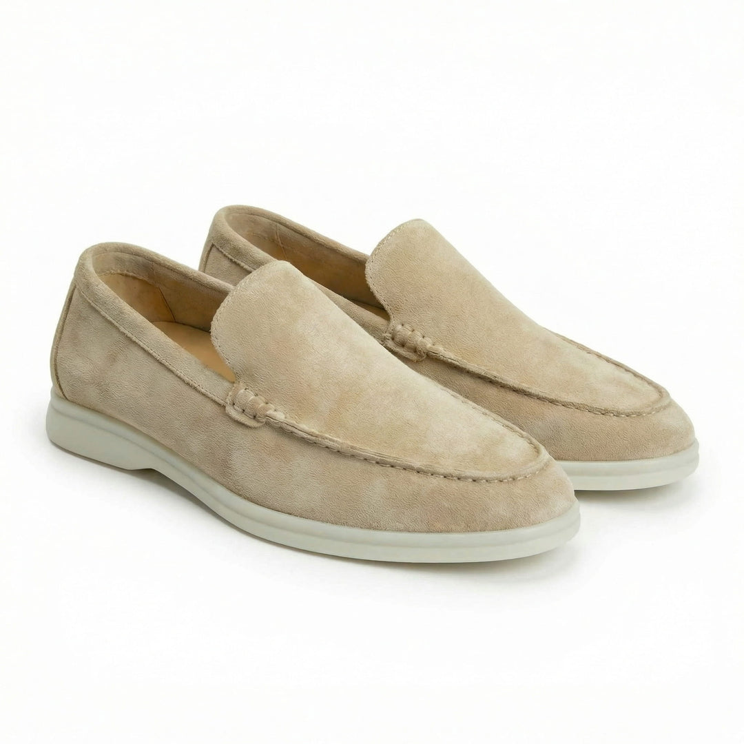 Milan | Penny Loafers Heren Suède Lichte Zool