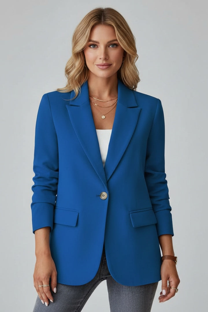 Miranda | Colbert Dames Getailleerde Blazer Enkele Knoop