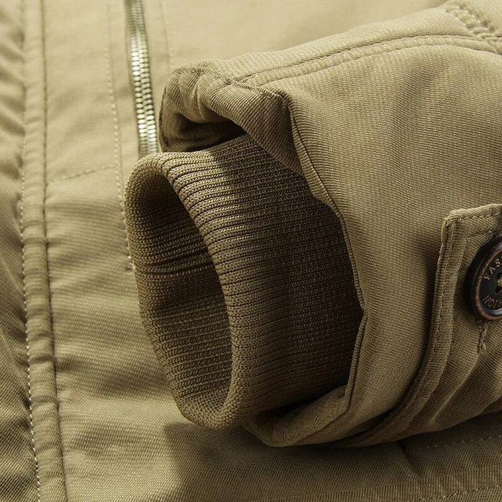 Nathaniel | Men's Fleece-Lined Parka Jacket Winter Coat with Hood