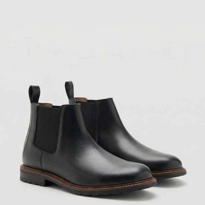 Niels | Chelsea Boots Heren Leren Enkellaarsjes