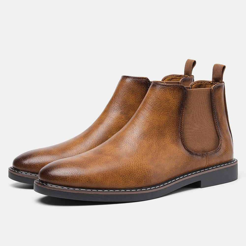 Niels | Chelsea Boots Heren Leren Enkellaarsjes