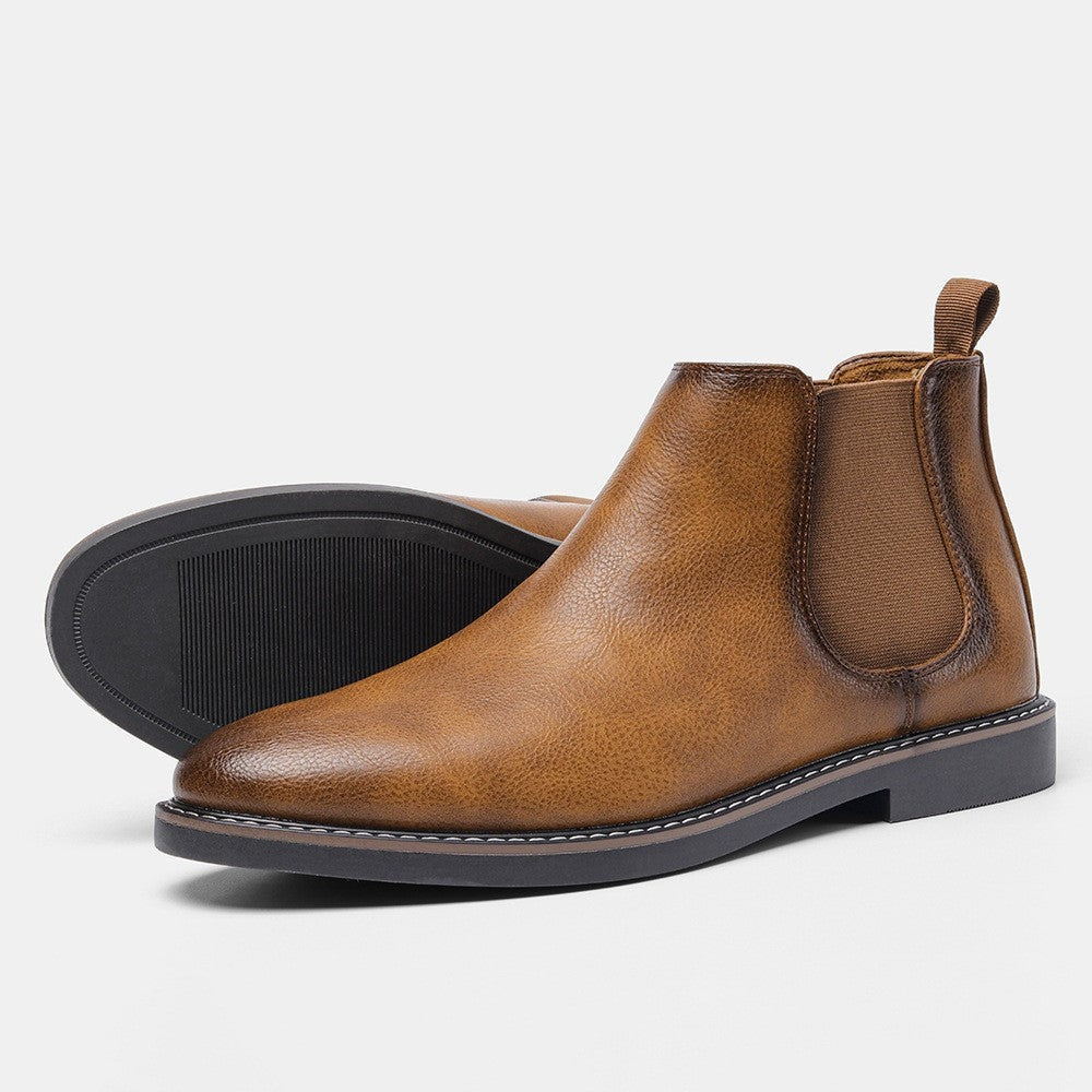 Niels | Chelsea Boots Heren Leren Enkellaarsjes