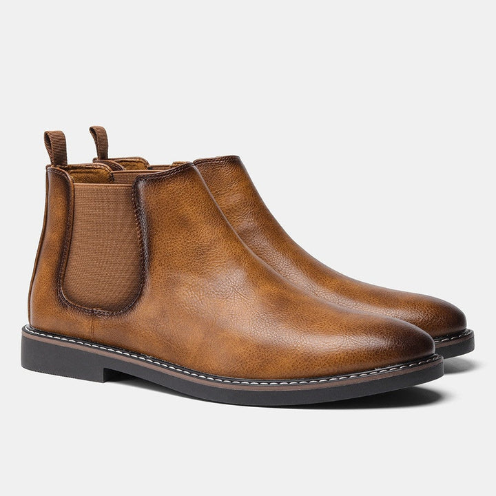 Niels | Chelsea Boots Heren Leren Enkellaarsjes