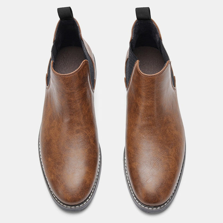 Niels | Chelsea Boots Heren Leren Enkellaarsjes