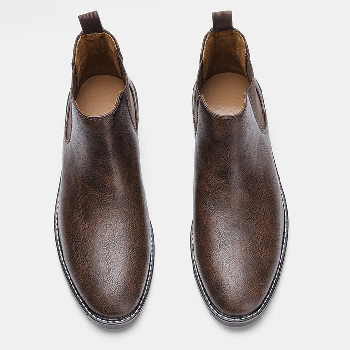 Niels | Chelsea Boots Heren Leren Enkellaarsjes